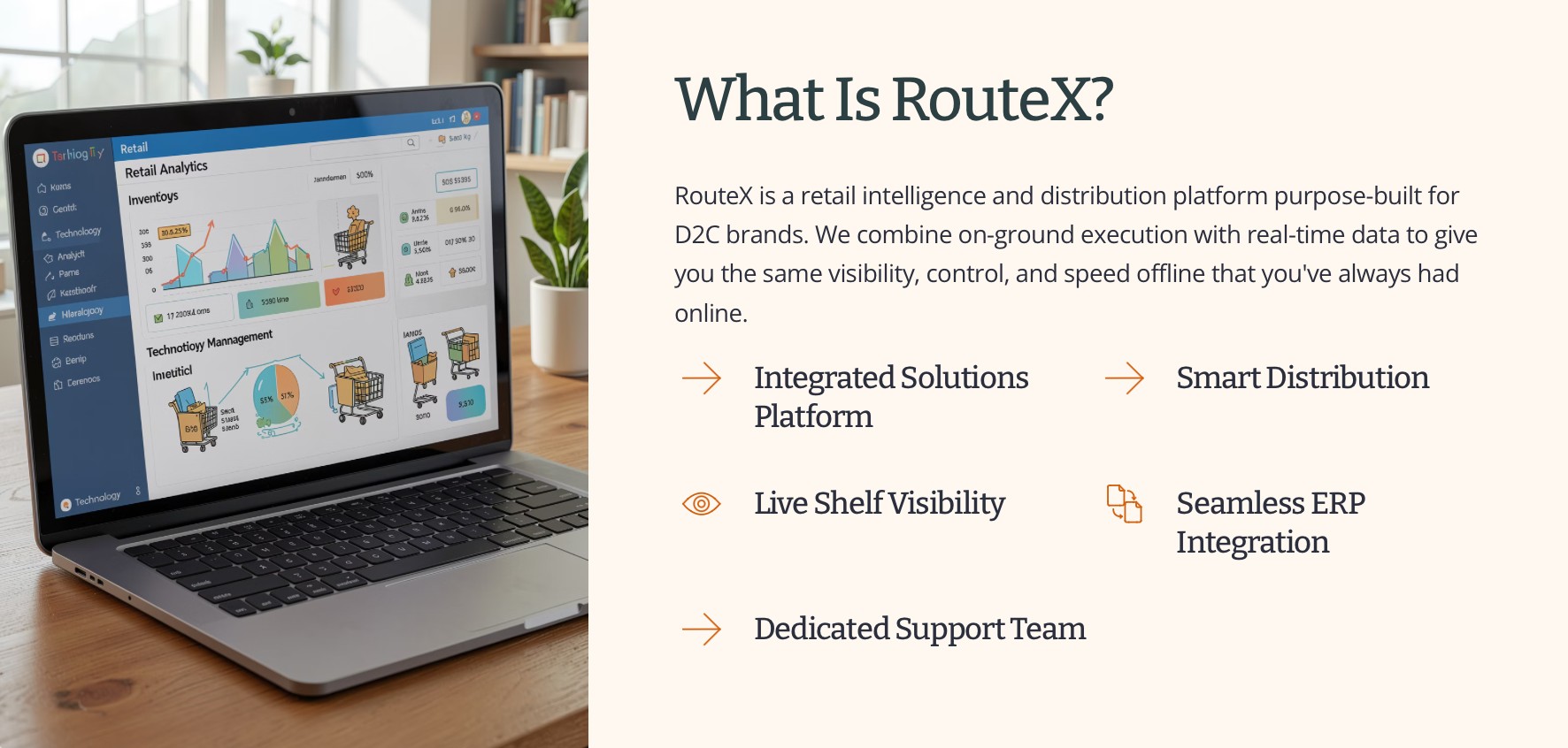 RouteX dashboard